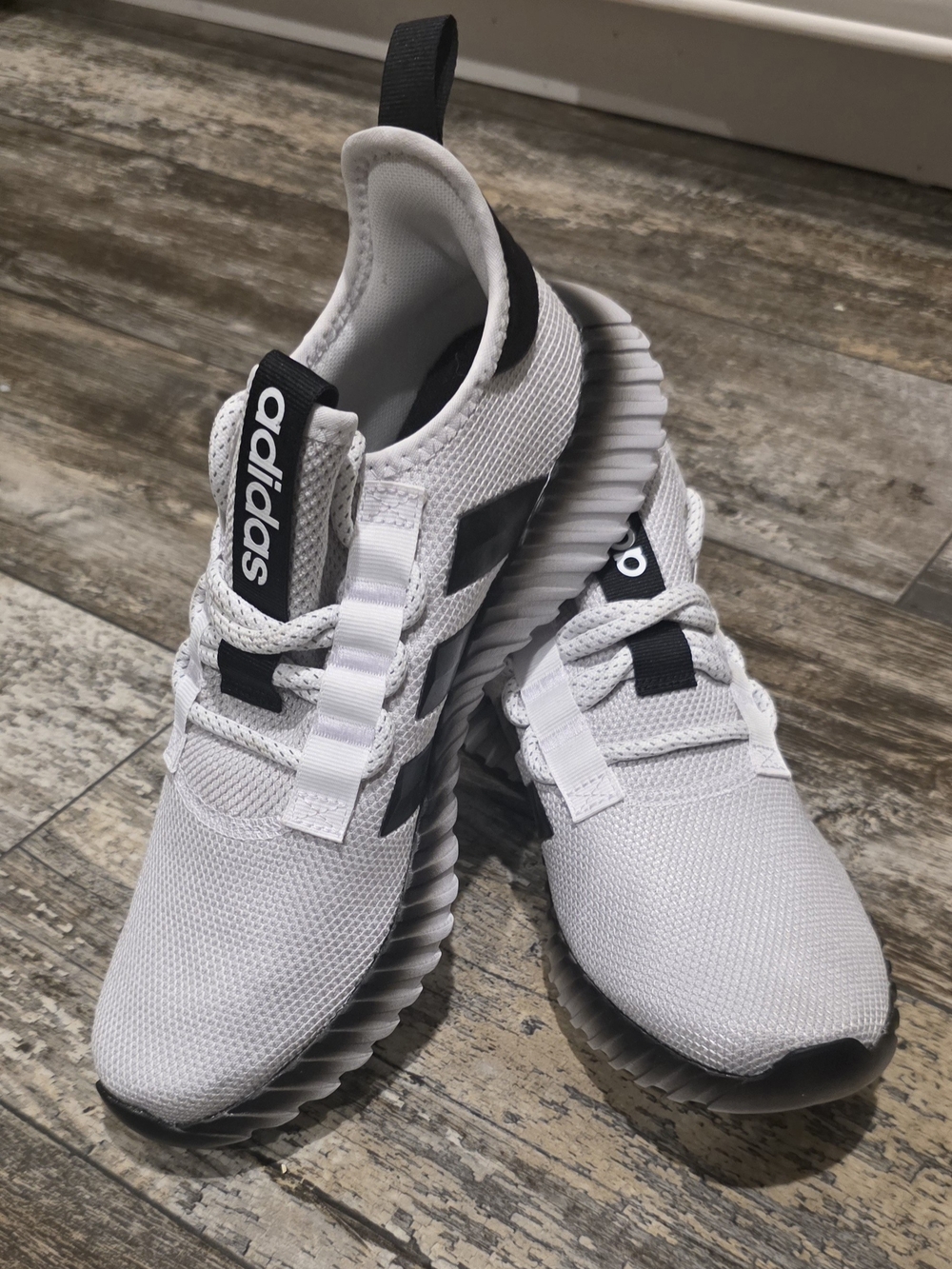 adidas Men’s White and Black Athletic Sneakers